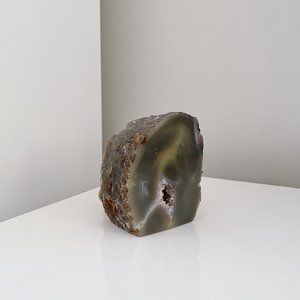 Decorative Single Rock Geode Bookend Paperweight